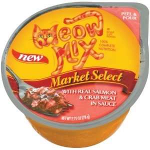  Meow Mix Market Select Real Salmon & Crab Meow Mix Wet Cat Food 