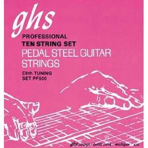  GHS Pedal Steel Guitar Semi Flat E9th 13 36 PF500 Musical 