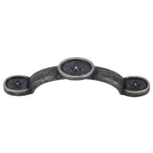 Hardware House 64 4419 Texas Star Style Cabinet Pull, Antique Pewter