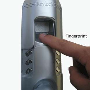 New Fingerprint Biometric Keyless Door Lock, DL100L S 847263030814 