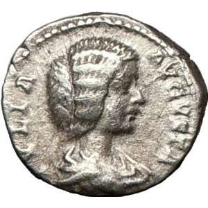   DOMNA 196AD Silver Authentic Ancient Roman Coin Laetitia HAPPINESS
