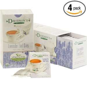 Davidsons Tea Lavender Earl Grey, Full Leaf Tea, Organic & Fair Trade 
