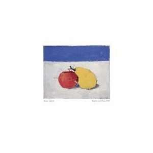   Pear, 1985   Artist Euan Uglow  Poster Size 15 X 19