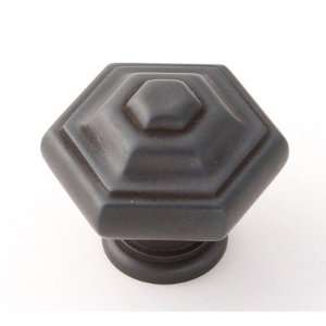  Geometric 1.25 Knob with Solid Brass Construction Finish 