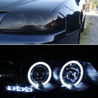   HID Kit+00 05 Chevy Impala Halo LED Smoke Projector Head Lights  
