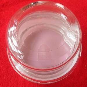  Candle jar lid   Apothecary   clear glass dome Arts 