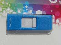 SANDISK CRUZER 8GB USB FLASH MEMORY DRIVE LIMTED BLUE  