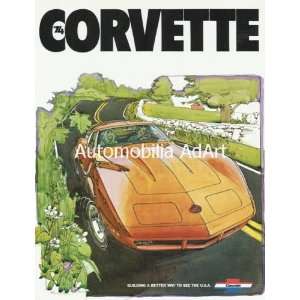  1974 Corvette Sales Brochure (Original) 