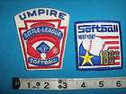 rare UMPIRE SOFTBALL 100TH 1987 LITTLE LEAGUE Patch