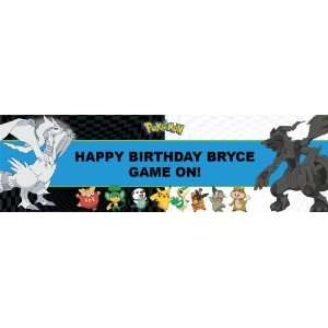  Pokemon Black and White Personalized Banner Large 30 x 