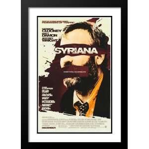  Syriana 20x26 Framed and Double Matted Movie Poster 