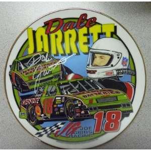 Dale Jarrett Signed Commemorative Plate Auto PSA COA   NASCAR Dinner 