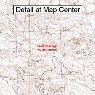   Map   Craig Reservoir, Montana (Folded/Waterproof)