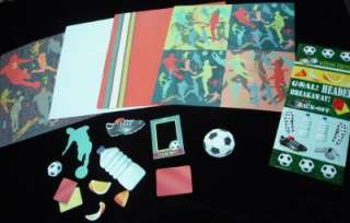 12x12 Scapbook Page Kit~BOYS SOCCER~ Look@ Pics  