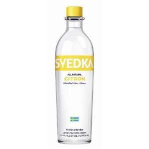  Svedka Vodka Citron 70@ 1 Liter Grocery & Gourmet Food
