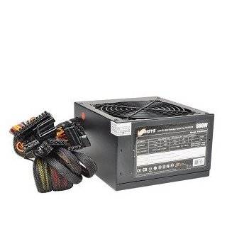 Logisys 600W 20+4 pin ATX Power Supply w/SATA & PCIe (Black)