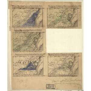  Civil War Map Sketch book of Jed. Hotchkiss, Capt. & Top 