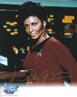 Nichelle Nichols Classic Star Trek Lt. Uhura Autograph  