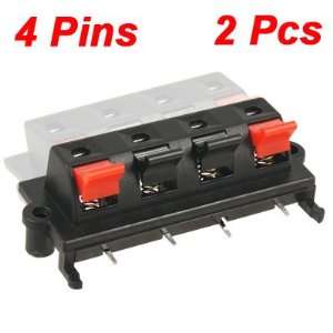   Positions 4 Pins Push Type Speaker Terminal Board Automotive