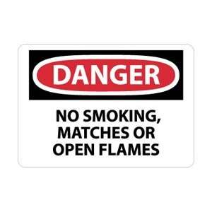 D217RB   Danger, No Smoking Matches or Open Flames, 10 X 14, .050 
