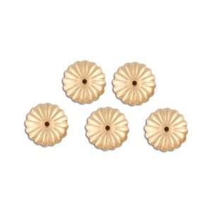  3.8mm Gold Filled Bead Cap with 1.1mm Hole   Pack Of 20 
