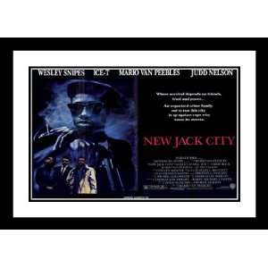 New Jack City 32x45 Framed and Double Matted Movie Poster   Style B 