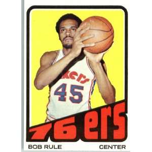   40 Bob Rule Philadelphia 76ers ENCASED NBA CARD Sports Collectibles