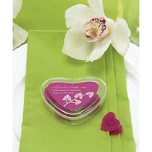   Favors   Clear Heart Wedding Favors Containers