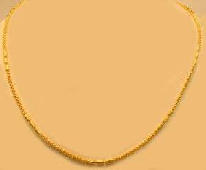 18k gold necklace from singapore #77  