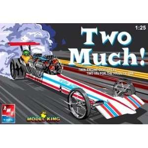  Two Much Twin Engine Dragster Model Car Kit by Model King 