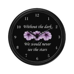  Without Dark Twilight Wall Clock by 