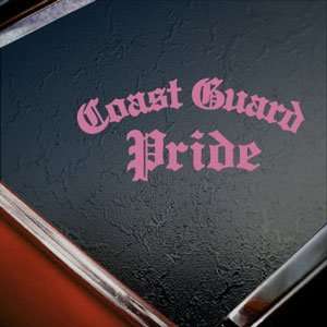  Coast Guard Pride Pink Decal Car Truck Window Pink Sticker 
