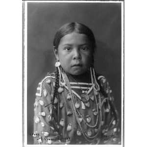  A Crow papoose,c1905,Indian girl