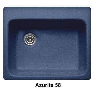 CorStone 10358 Azurite Bristol Bristol Single Bowl Self Rim Kitchen 