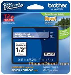 Brother TZ 135 P touch Label Tape ptouch TZe135, TZ135  