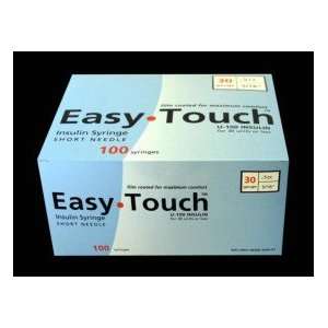 Easy Touch Insulin Grade 1/2cc x 30g x 5/16 500 count  