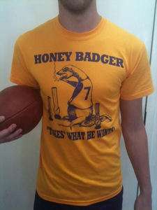 Honey Badger Tokes shirt Tyrann Mathieu lsu tshirt honey badger tokes 
