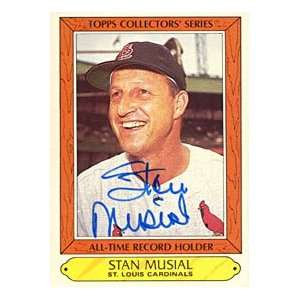  Stan Musial Autographed / Signed 1985 Topps Card (James 