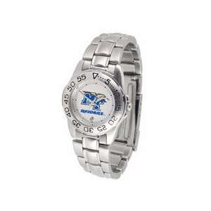   Blue Raiders Gameday Sport Ladies Watch with a Metal Band Jewelry