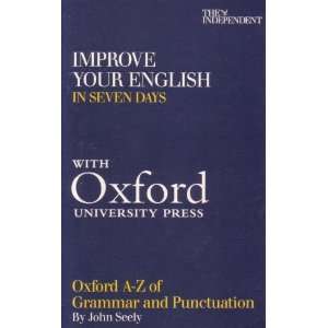   PRESS (OXFORD A Z OF GRAMMAR AND PUNCTUATION) JOHN SEELY Books