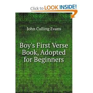  Boys First Verse Book, Adopted for Beginners John 