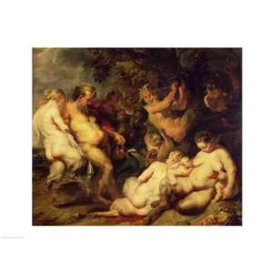  Bacchanal   Poster by Peter Paul Rubens (24x18)
