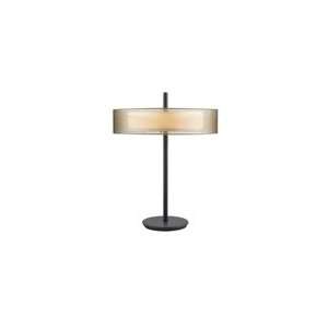  Puri Table Lamp in Black BrassWarm Contemporary by 