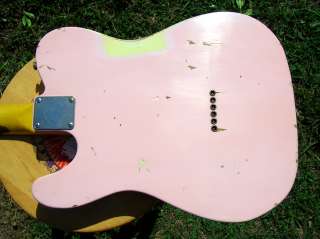 Nash T 63 Aged Tele Shell Pink Rosewood Fretboard Lollar Pickups Nitro 