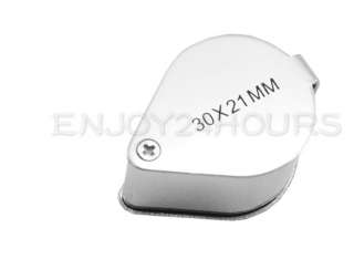 30x 21mm Jewelers Eye Loupe Magnifier Magnifying glass  