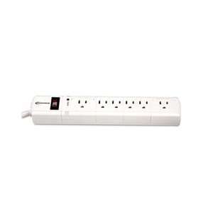   Outlet Surge Suppressor, 900 Joules, 6Ft Cord, Ivory