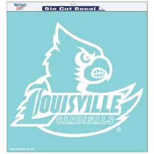 NCAA Louisville Cardinals 8 X 8 Die Cut Decal  Sports 