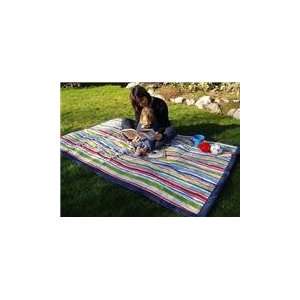  Outdoor Blanket   Multicolored Stripes   by Tuffo