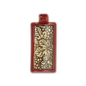  Tube Top Rectangle Pendant   Ruby Grapevine