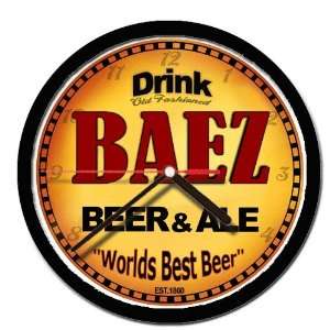  BAEZ beer and ale wall clock 